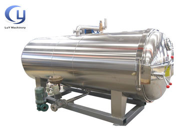 Máquina de esterilización de alimentos confiable Tiempo de esterilización de 30 minutos SUS 304 de acero inoxidable