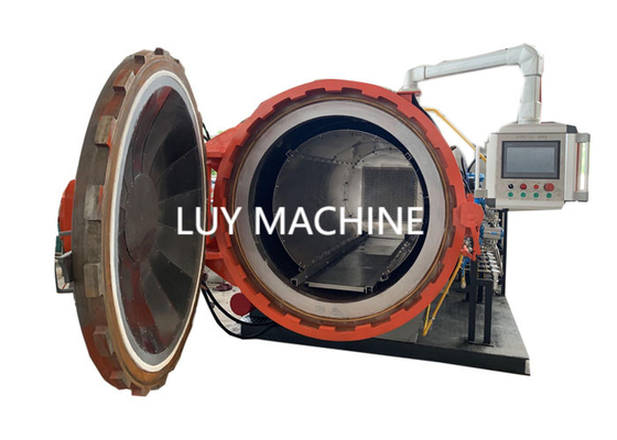 Temperatura alta industrial del gran escala del material compuesto de la autoclave de la fibra de carbono