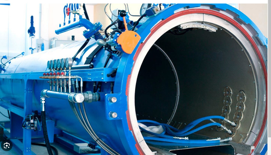 Autoclave compuesto personalizado con enfriamiento por viento o enfriamiento por agua 450 grados