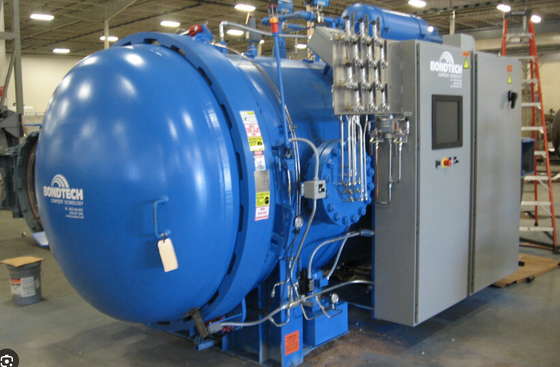Q345R Autoclave de curado compuesto con tanque SS304 316 para fibra de carbono