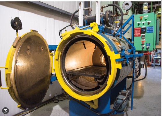 Autoclave compuesto de alta temperatura de alto rendimiento de 50 Hz de 3 fases para fibra de carbono