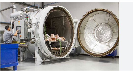 Autoclave de fibra de carbono de alta presión con material de tanque SS316 para una operación eficiente