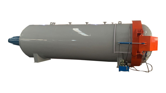 Tanque de vulcanización de gránulos de vía de caucho 0.85Mpa Autoclave de presión con ventilación forzada Construcción de acero inoxidable