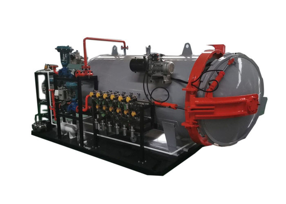 Control por ordenador PED totalmente automático Horno de autoclave industrial compuesto para fibra de carbono