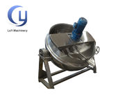 Calderón de vapor industrial de mezcla automática inclinable con chaleco de 500 litros de vapor