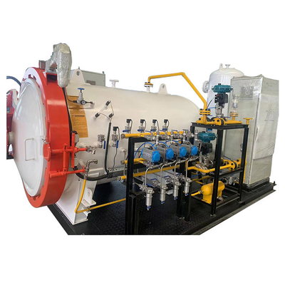 Panel de vela de puertas abiertas hidráulico horizontal de alta calidad Autoclave Compuesto de tablero de surf Componente principal del motor Fabricación utilizada