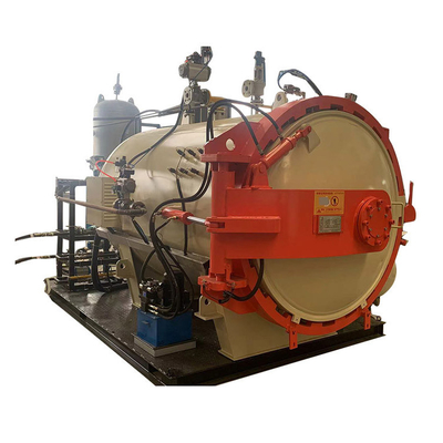 0.8MPa 600mm de diámetro pantalla táctil control PLC Autoclave industrial pequeño compuesto para laboratorio