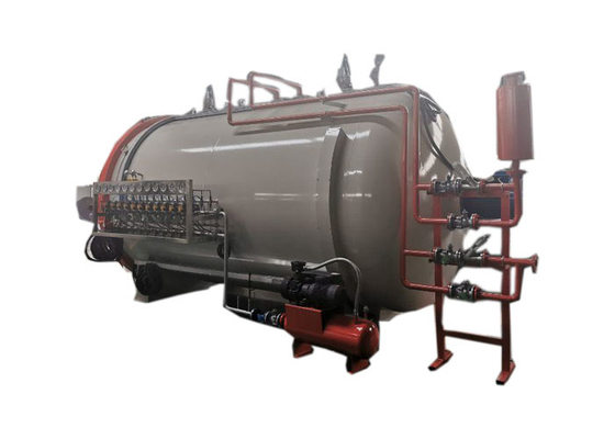 Control automotriz PLC Autoclave de fibra de carbono de curado Material pre-impregnado Autoclave compuesto motor de presión del núcleo