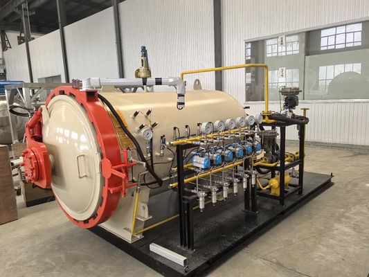 Autoclave pequeño totalmente automático personalizado para piezas de automóviles como capó, techo, guardabarros, autoclave compuesto de carbono