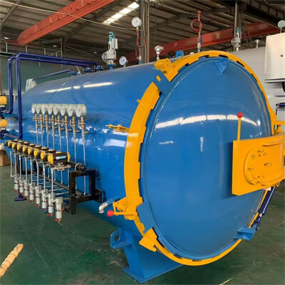 Autoclave automotriz certificada CE ISO para bandeja de batería de nueva energía, ciclo de curado rápido, alta eficiencia 10Kw-700Kw industrial