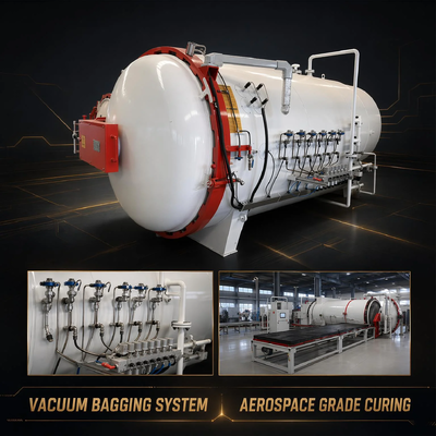 Autoclave de vapor industrial de 2.5x8.0m de trabajo continuo aprobado por ASME para la vulcanización de productos de caucho con cinta transportadora