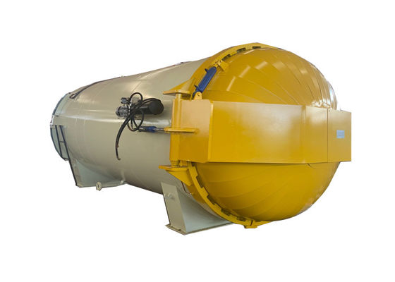 Ventilación forzada Autoclave a gran escala 380V 2MPa con rango de temperatura de 0 a 200 °C