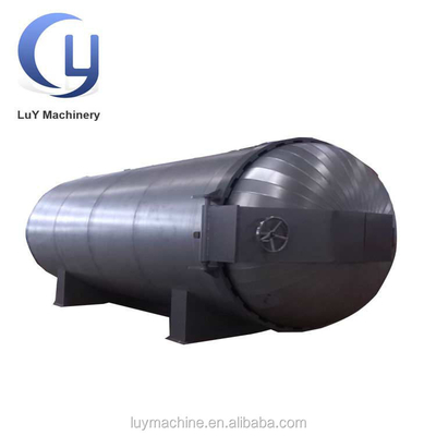 Profundidad de carbonización de la madera autoclave Máquina de tratamiento térmico con corrosión