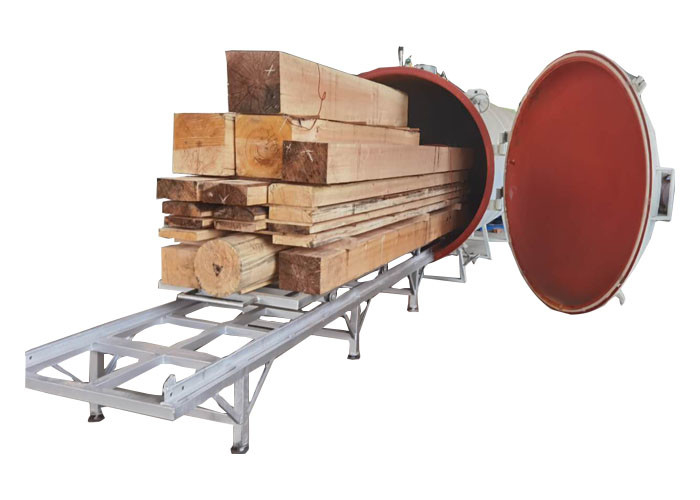 Equipo manual de secado de virutas de madera del horno de puerta abierta 380V 3 fases 50Hz adaptable