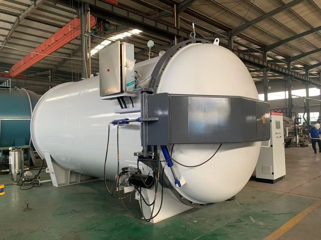 Autoclave industrial de fibra de carbono aeroespacial totalmente automático para piezas de automóviles como capó, ala y núcleo compuesto de autoclave con motor de bomba