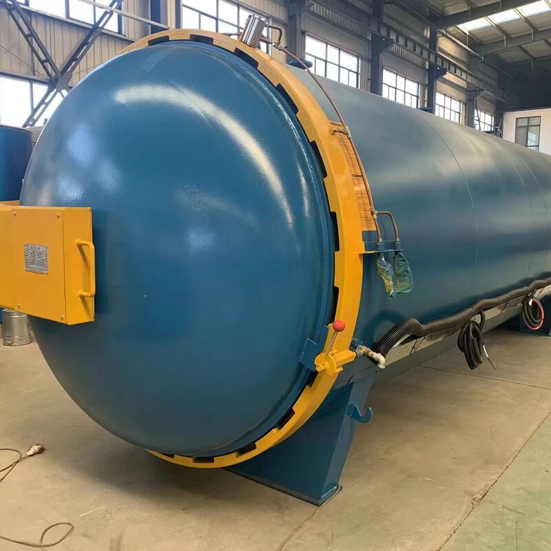 Release The Pressure Inside The Tank Mine Roller Vulcanization Tank Rubber Athletics Track Vulcanization Autoclave