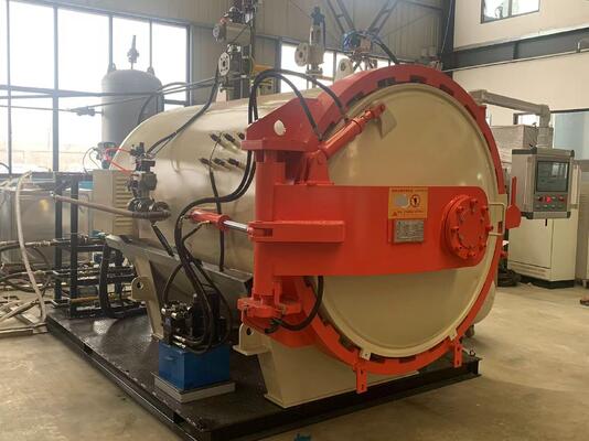 Sistema Horno de fibra de carbono industrial compuesto Autoclave de fibra de carbono Material resistente a altas temperaturas y presión