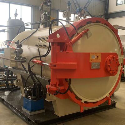 Autoclave de calefacción Componentes principales del motor certificados ISO CE para accesorios de buques Curado Moldeado con mantenimiento de operación simple