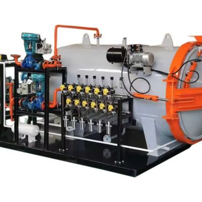 Prepreg de vacío CE Fibra de carbono asiento máquina de alta presión motor de autoclave compuesto de doble pared tanque de alta temperatura de gran capacidad