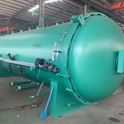 Máquina de reciclaje de neumáticos con rodamiento ahorro de energía respetuoso con el medio ambiente control completo automático presión de diseño 0.6-3.0Mpa tanque de vulcanización