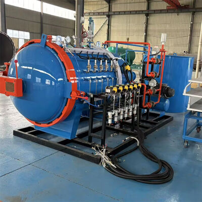 Certificado CE Presión vertical en caliente Motor de autoclave de acero inoxidable Productos deportivos usados de formación compuesta de calefacción rápida Ahorro de energía