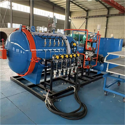 Sistema de curado automático de autoclave de composite de alta presión con control de temperatura para preimpregnados de fibra de carbono en la industria aeroespacial