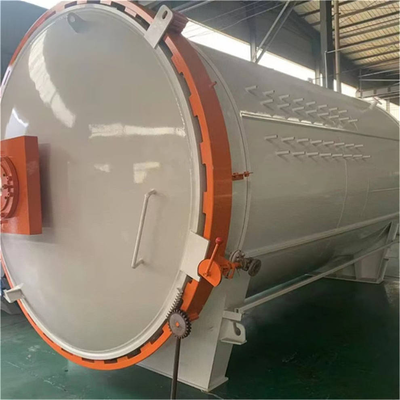 Autoclave industrial para curado de materiales compuestos, pantalla táctil PLC, alta uniformidad de temperatura, piezas de automoción