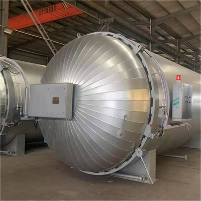 Autoclave de vacío para compuestos con control PLC y registro de datos para pruebas de compuestos en laboratorio e I+D