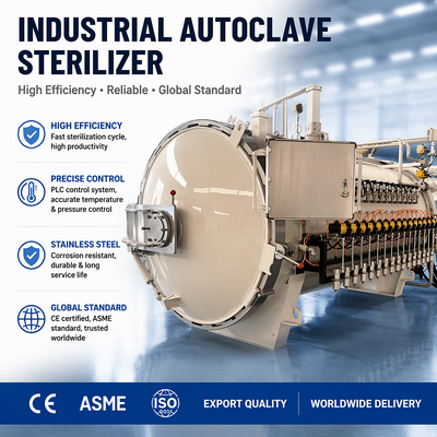 Autoclave Compuesto para Curado de Fibra de Carbono Autoclave para Energía Eólica Procesamiento de Laminados de Materiales Compuestos