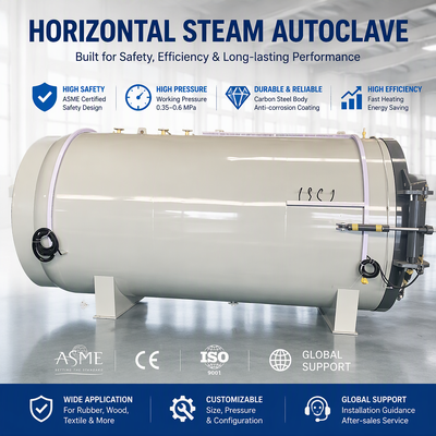 Autoclave industrial para compuestos de alta presión Autoclave para compuestos de energía eólica Producción de laminados compuestos